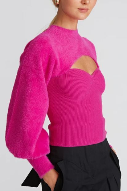cut out roze trui