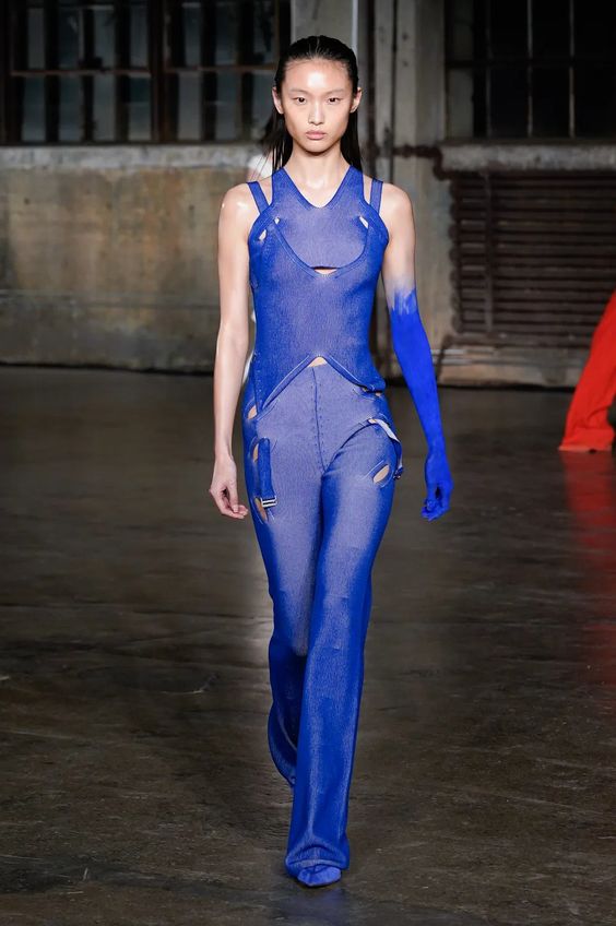 cutout blauw