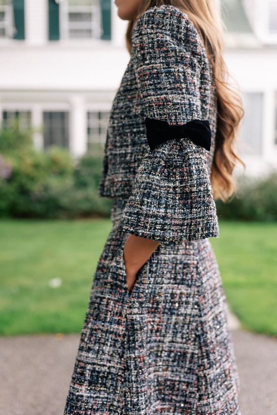 tweed en strikje