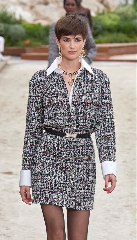 tweed jurk